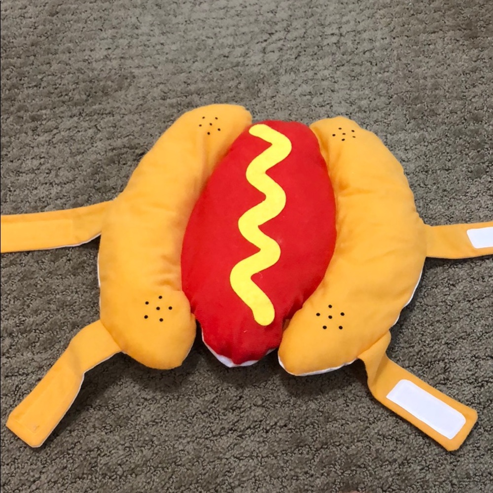 Hot dog pet costume